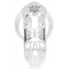 MANCAGE Cage de chasteté ManCage Modèle 26 - 11.5 x 3.5 cm Transparente